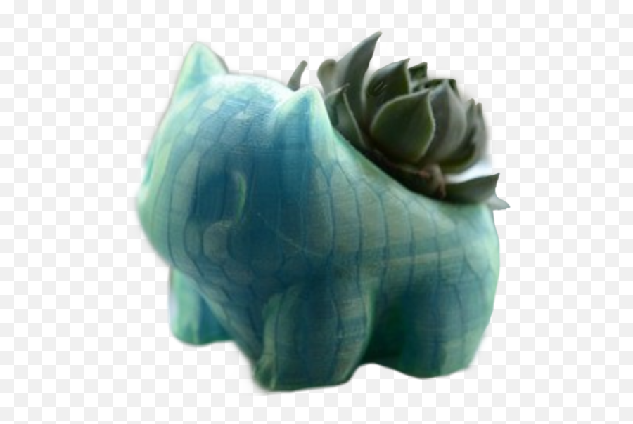 Pokemon Bulbasaur Png Teal Sticker By Cactibuttons - Stonecrops,Bulbasaur Png