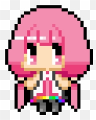 Pixie - Simple Anime Pixel Art Clipart Full Size png