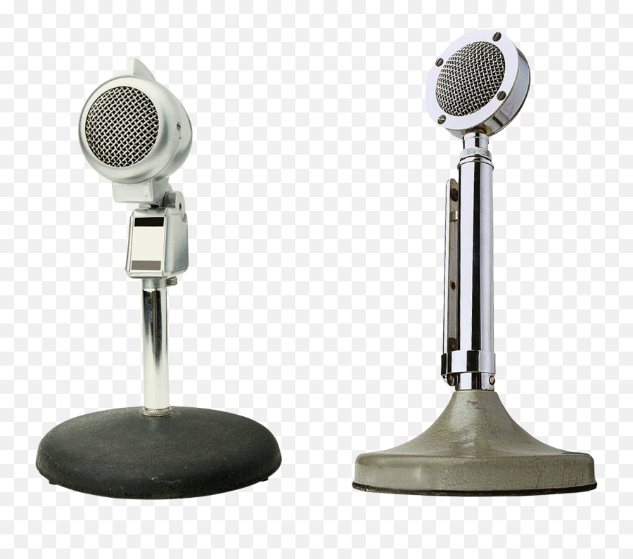 Old - Fashioned Radio Microphones Microphone Png,Old Microphone Png