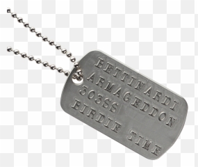 303ss Armageddon Dog Tag Marker U2013 Studio B - Bath Chain Png,Dog Tag Png