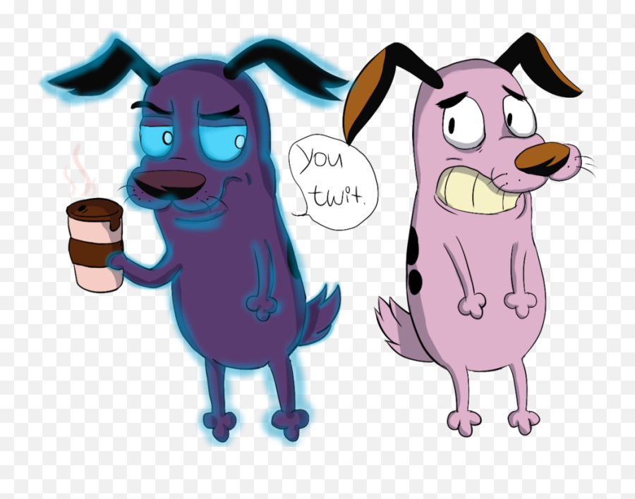 Download Hd Evil Dog Clipart - Courage The Cowardly Dog Courage The Cowardly Dog Fanfiction Png,Courage The Cowardly Dog Png