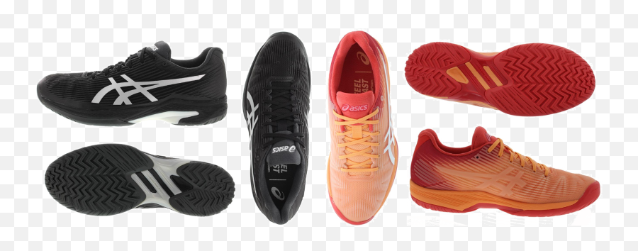 Download Hd Asics Solution Speed Ff Tennis Shoe - Asics Round Toe Png,Tennis Shoes Png