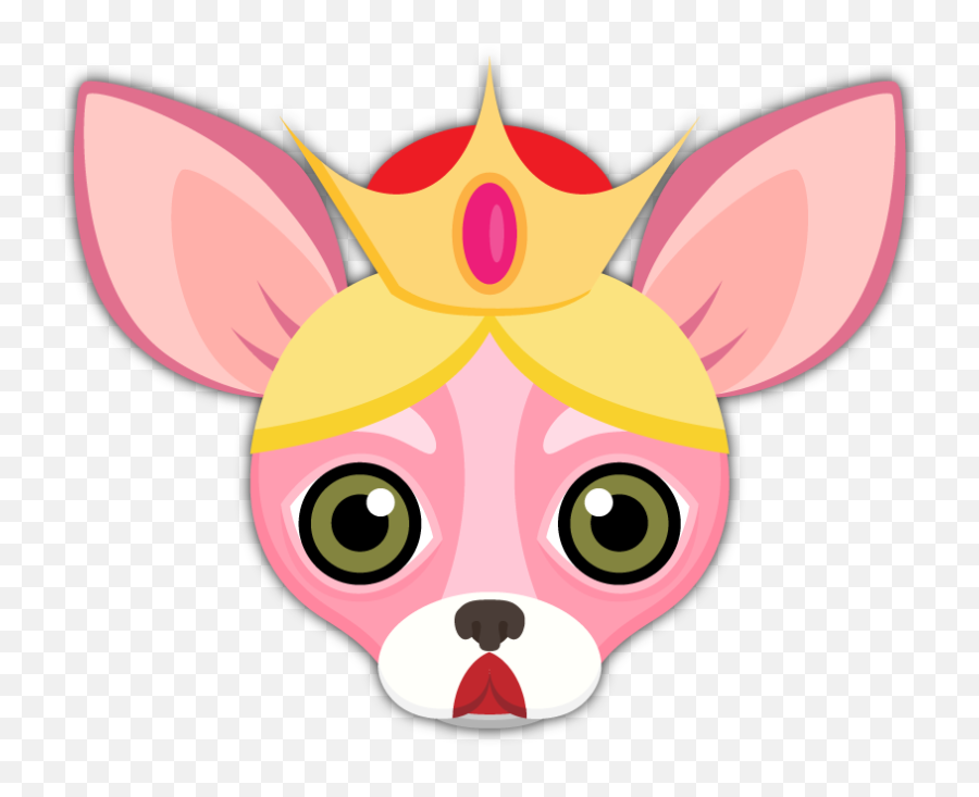 Pink Valentineu0027s Chihuahua Emoji Stickers - Chihuahua Clip Art Png,Chihuahua Png