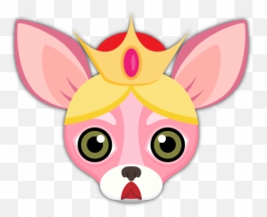 Pink Valentineu0027s Chihuahua Emoji Stickers - Chihuahua Clip Art Png,Chihuahua Png
