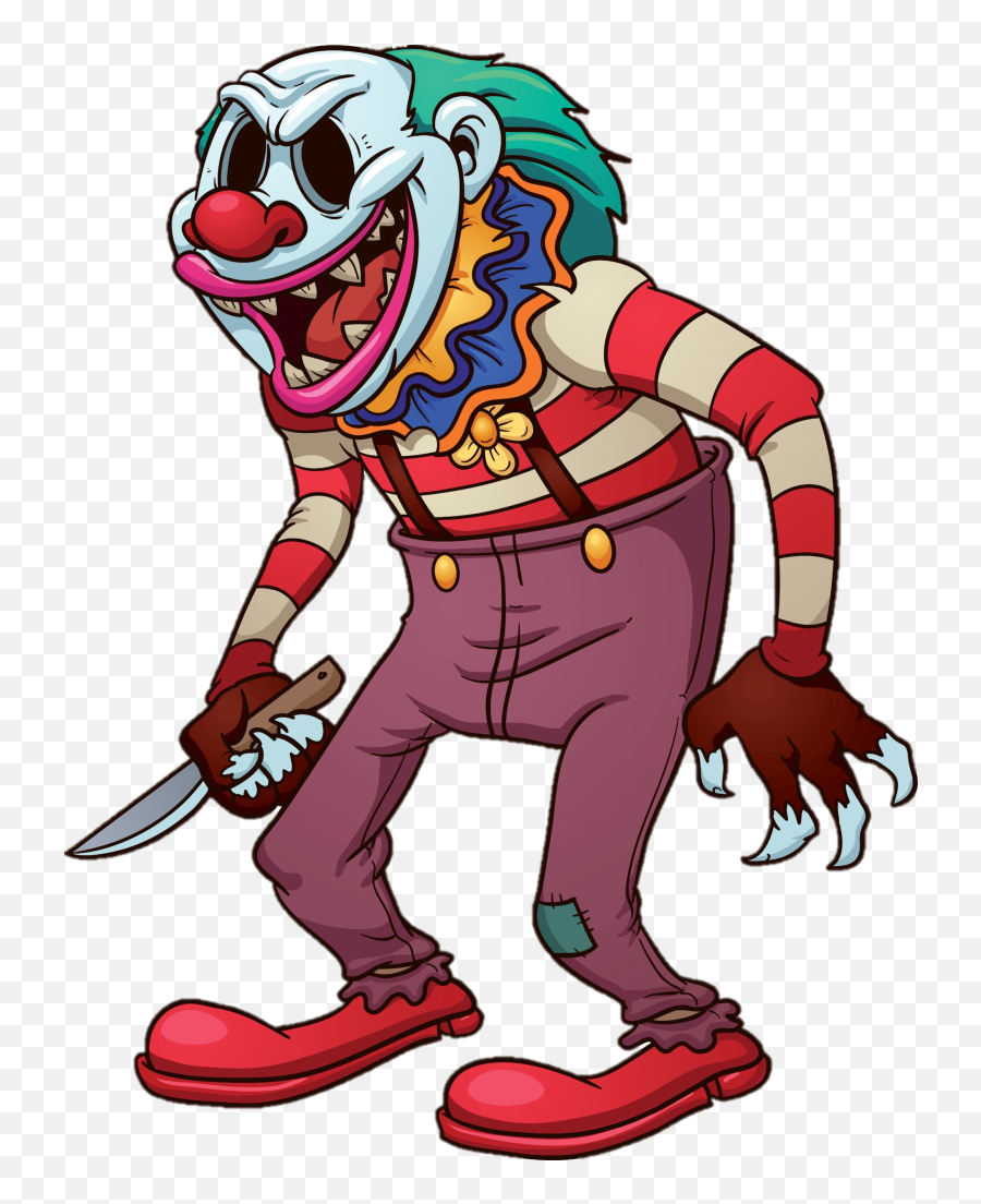 Evil Clown Clip Art - Clown Png Download 7831023 Free Creepy Cartoon Clowns Png,Clown Png