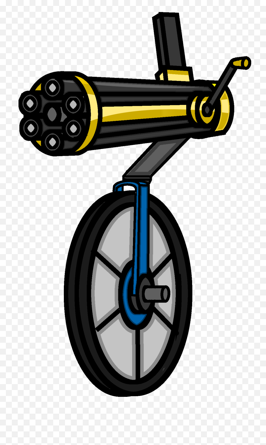 Gatling Unicycle Tcm Database Wiki Fandom - Cylinder Png,Unicycle Png