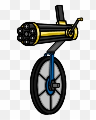 Gatling Unicycle Tcm Database Wiki Fandom - Cylinder Png,Unicycle Png