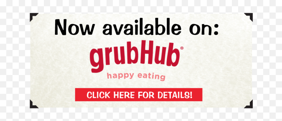 Grubhub - Slider768x376 The Worldfamous Billy Goat Tavern Transparent Png,Grubhub Logo Png