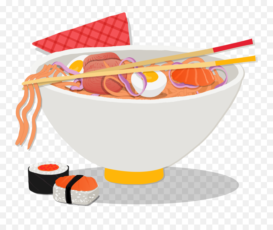 Ramen Japanese Cuisine Pasta Instant Noodle Clipart - Full Ramen Clipart Transparent Png,Ramen Transparent