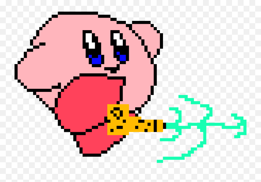 Kirby Is Horny Pixel Art Maker - Kirby Pixel Art Png,Kirby Face Png