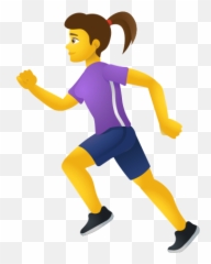 Woman Running Icon - Transparent Man Emoji png