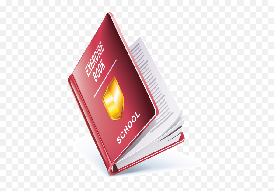 Page Single Line Exercise Book - Single Book Png Transparent Background,School Books Png