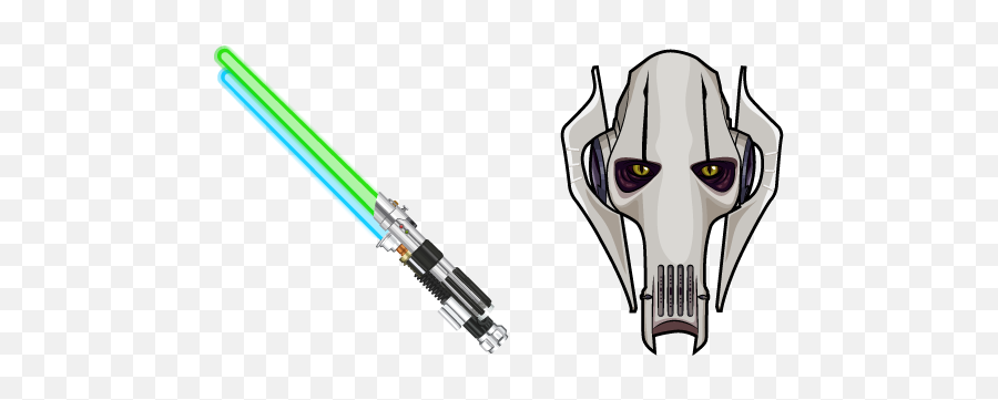 Star Wars General Grievous Lightsabers - Star Wars General Grievous Lightsabers Png,General Grievous Png