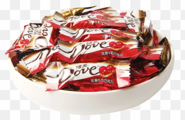 Dove Chocolate Milk Silky Dark Bulk Wedding Candy - Candy png