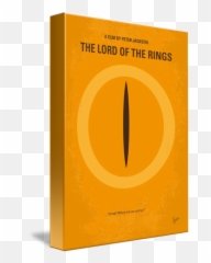 No My Lord Of The Rings Minimal Movie Poster By Chungkong Art - Vertical png