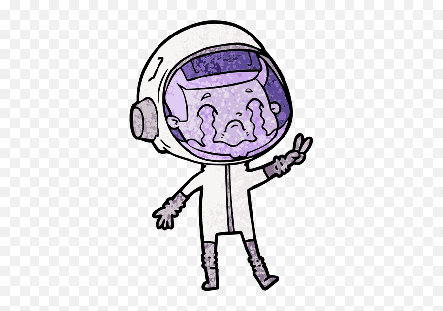 Cartoon Crying Astronaut Vector - Dot Png,Astronaut Icon Vector