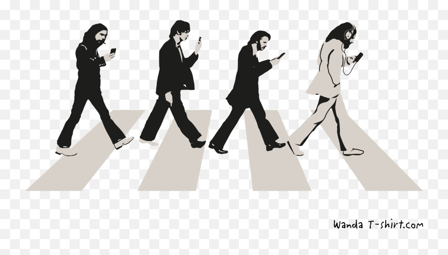 Samarreta Beatles - Beatles Abbey Road Png,Beatles Png