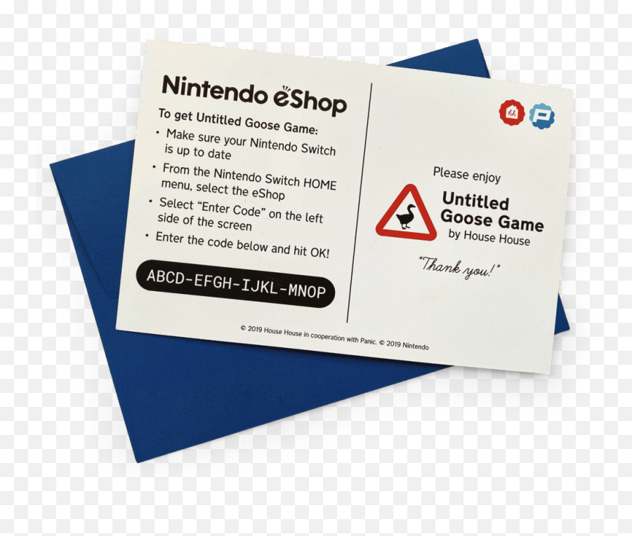 Untitled Goose Game Download Code - Nintendo Eshop Png,Nintendo Switch Logo Transparent