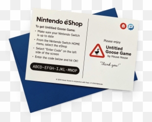 Untitled Goose Game Download Code - Nintendo Eshop png