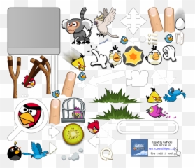 Pc Computer - Sprites Angry Birds Rio png