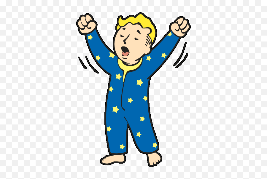 Well Rested - Fallout Vault Boy Sleep Png,Fall Out Boy Aim Icon
