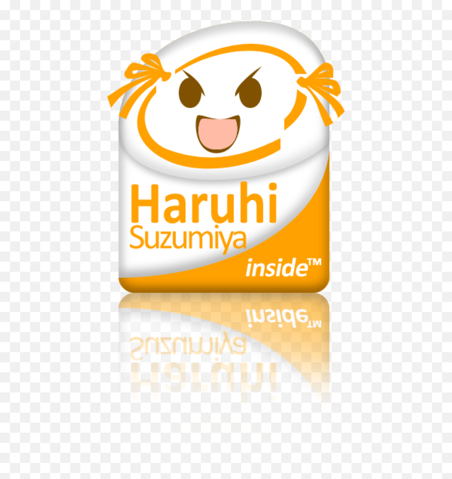 Haruhi Inside By Phracktal Intel Stickers Know - Intel Inside Png,Intel Icon