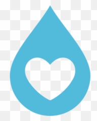 Cropped - siteiconpng Water Heart Icon Transparent
