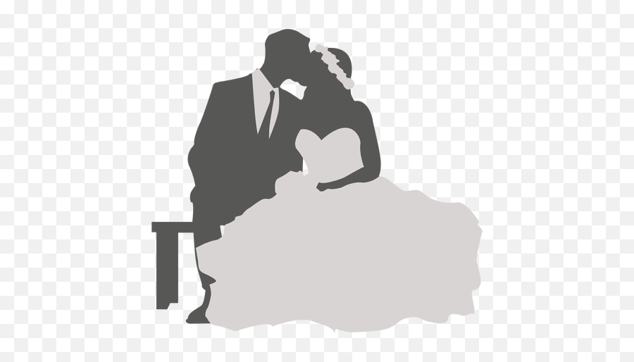 Couple - Wedding Couple Png Download 512512 Free Wedding Couple Sitting Silhouette,Married Couple Png
