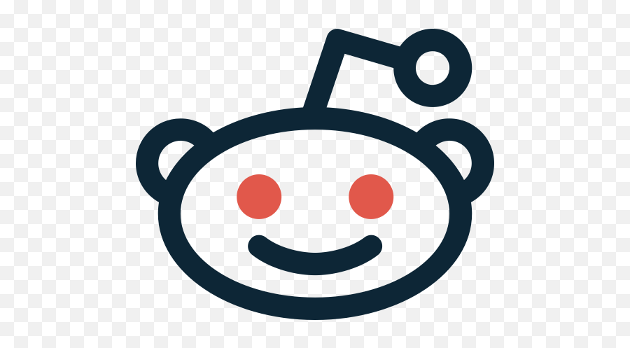 Logo Reddit Social Media Icon - Social Media Robot Logo Png,Reddit Logo Transparent
