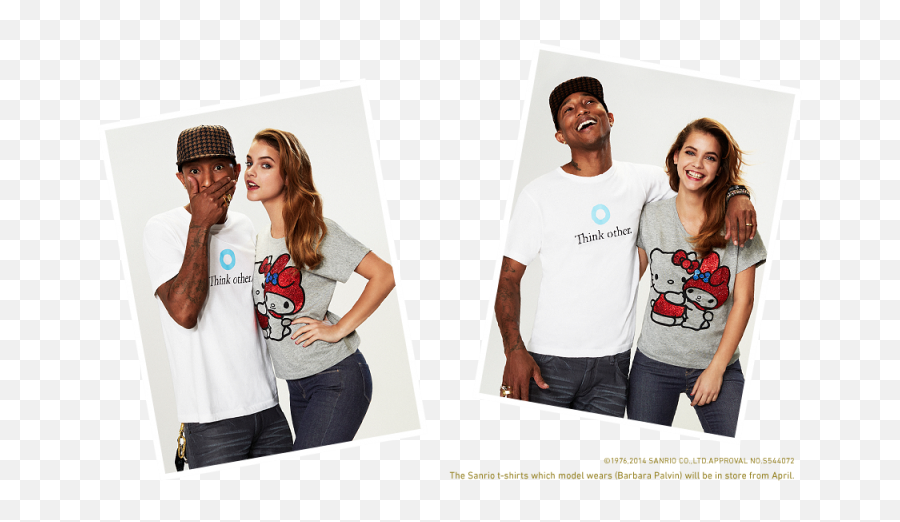 Uniqlo 2014 Campaign - Pharrell Williams Png,Barbara Palvin Png Uniqlo 2014 Campaign - Pharrell Williams Png,Barbara Palvin Png