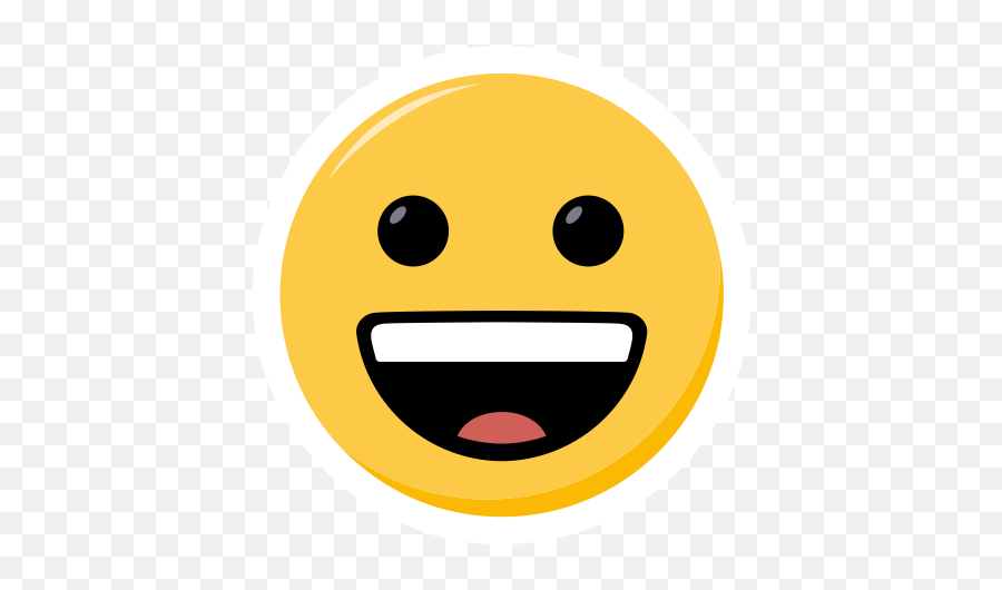 Smile - Free Icon Library Happy Emoji Flat Png,User Icon Smile'