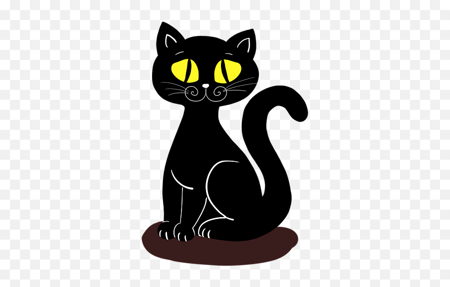 Black Cat Cute - Free Image On Pixabay Black Cat Png,Black Cat Png