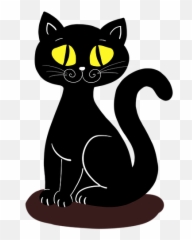Black Cat Cute - Free image on Pixabay png