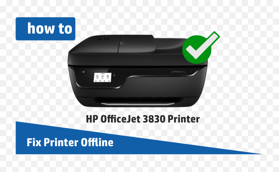 Solved How To Fix Hp Officejet 3830 Printer Offline Error Png Print Failed Icon