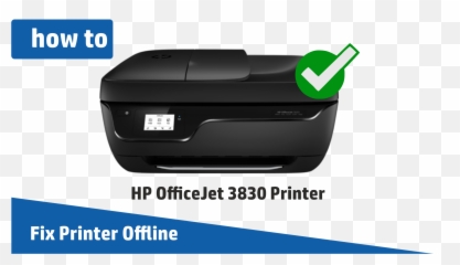 Solved How To Fix Hp Officejet 3830 Printer Offline Error Png