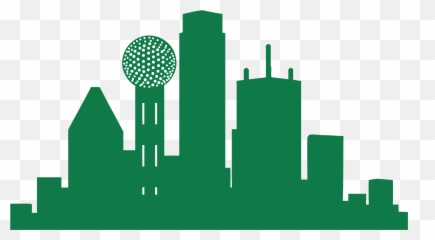 Dallas Skyline Clipart Free - Png Download Full Size Outline