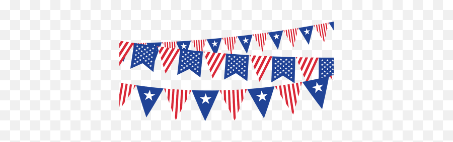 Transparent Png Svg Vector File - Transparent American Flag Bunting,Usa Png