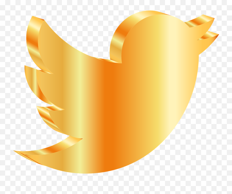 Twittersocial Mediacommunicationssocialmedia - Free Twitter Gold Png Transparent,Twitter Logos
