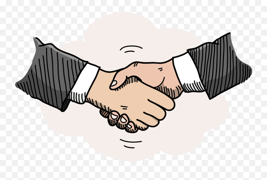Download Handshake Vector Png - Hand Shaking Hands Shaking Cartoon Transparent Background,Handshake Png