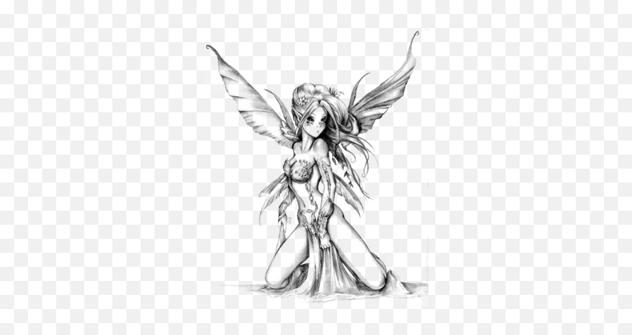 Free Pngs - Fairy Pngs Images Fairy Tattoo Drawing,Fairy Png
