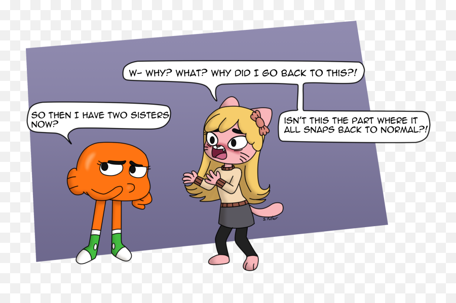 The Amazing World Of Gumball Png - Amazing World Of Gumball Genderbend,Gumball Png