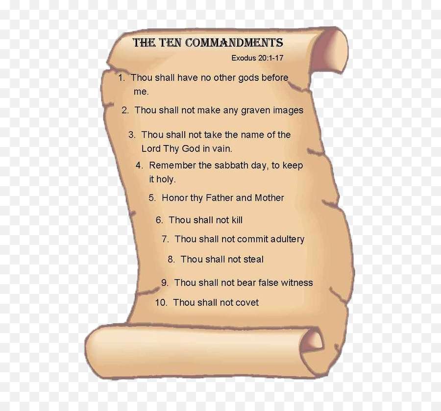 Download Hd Ten Commandments Kjv - 4th Commandment Png,Ten Commandments Png