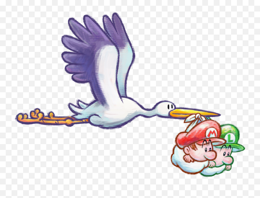 Stork - Baby Mario Stork Png,Stork Png
