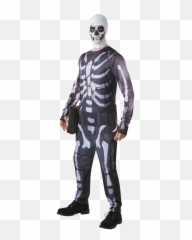 Og Skull Trooper Fortnite Png Image - Costume