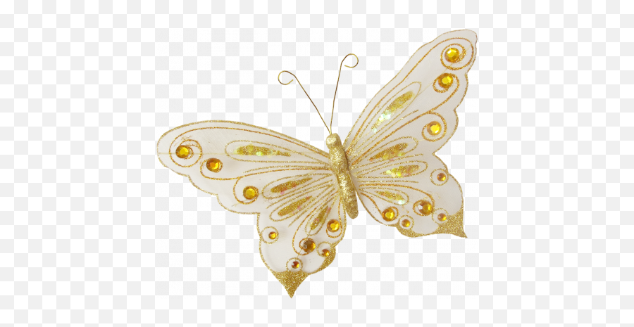 Shine - White U0026 Gold Butterfly Graphic By Sheila Reid White And Gold Butterfly Png,White Shine Png