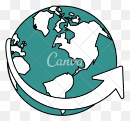 Planet Earth Clipart Silhouette - Clip Art Png,Earth Clipart Transparent Background