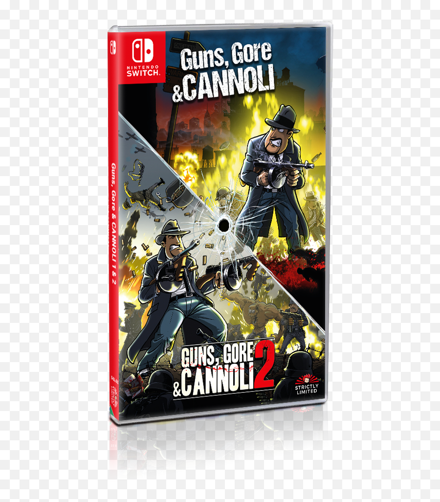 Guns Gore U0026 Cannoli 1 2 Nintendo Switch - Preorder Guns Gore Cannoli 1 2 Switch Game Png,Cannoli Png