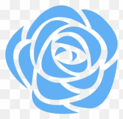 Tropical Blue Rose Icon - Free tropical flower icons Blue Rose Logo Png