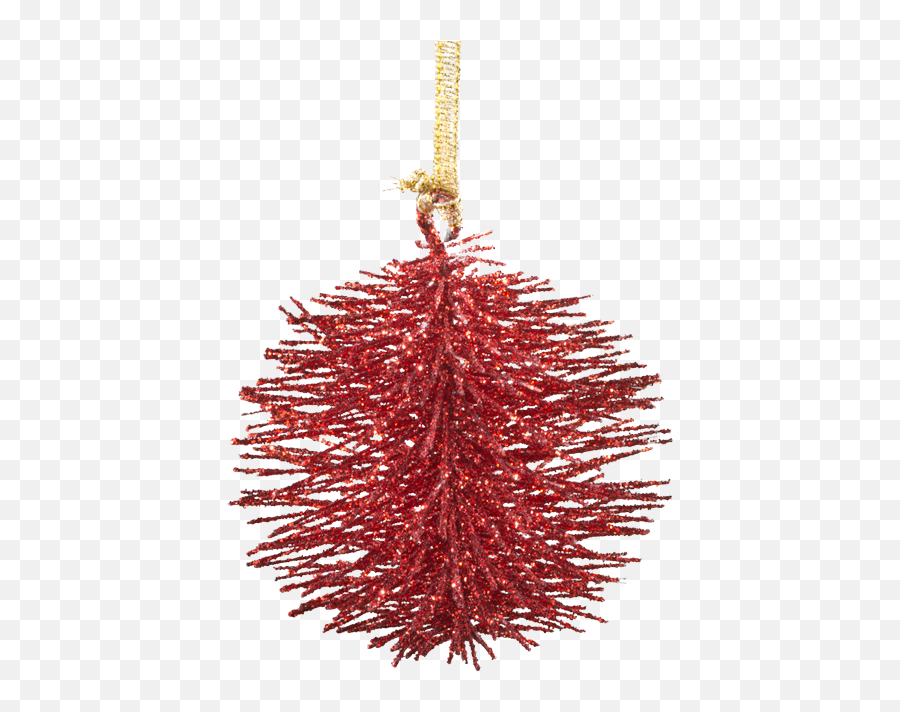 Download Bobble With Glitter Small Red - Christmas Chain Png,Red Glitter Png