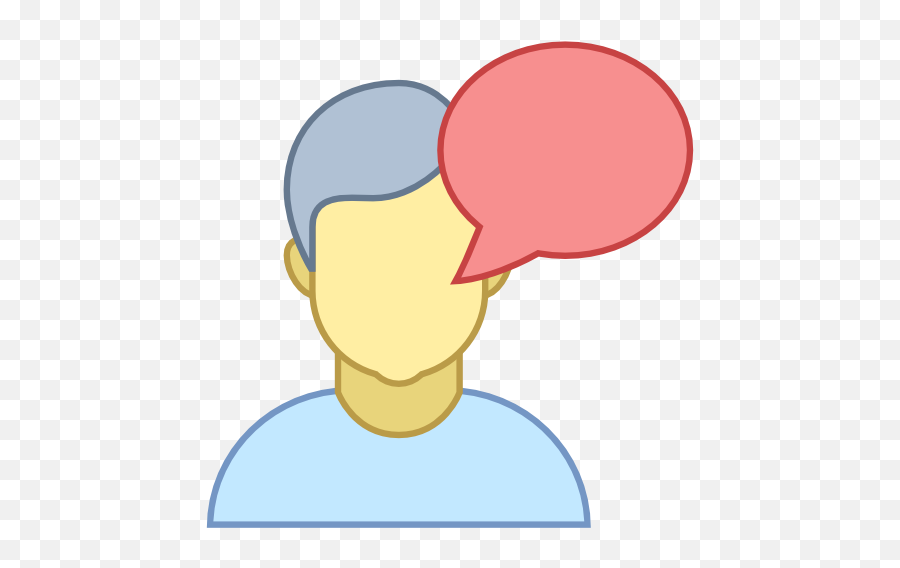 Talk Conversation Bubble Man Free Icon Of Responsive - Registration Icon Png,Voice Bubble Png